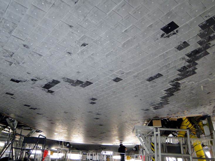 Heatshield of Endeavour