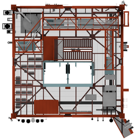 Level 180 top view