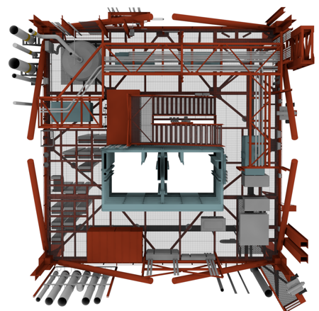 Level 180 top view